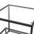 Square Tempered Glass End Table With Metal Frame,accent Modern Side Table With Additional Storage Shelf-129151908-129151931