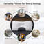 Height Adjustable Wave-shaped Pillow Insert without Pillowcase
