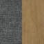 Canapé modulaire en L Harlan gris avec coussins