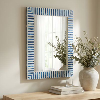Miroir d'appoint mural blanc Demson
