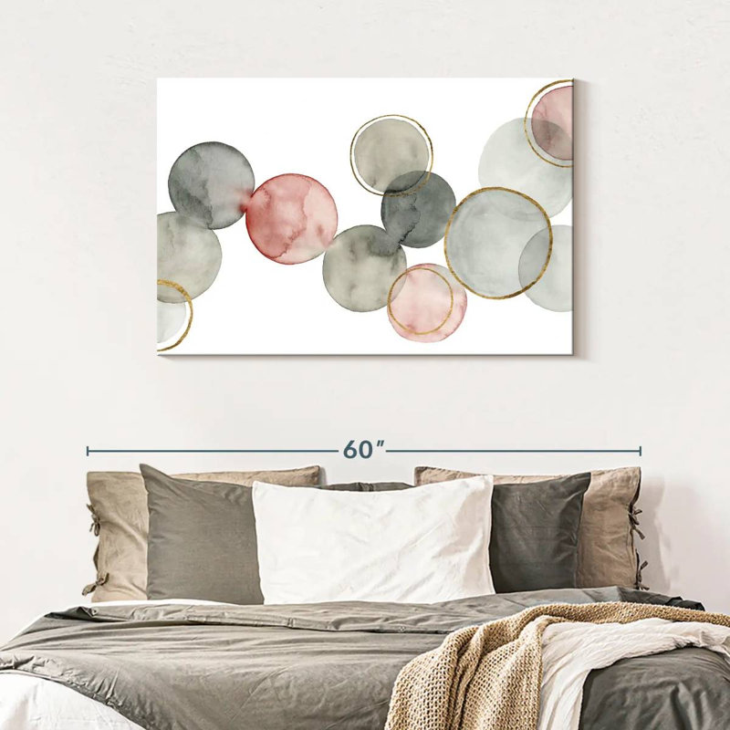 Avery Gilded Spheres I, 30" H x 45" W