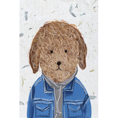 Hip Dog III by Melissa Wang - Wrapped Canvas Painting
