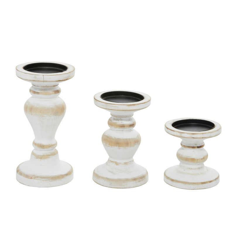 Ensemble de porte-bougie 3 pièces