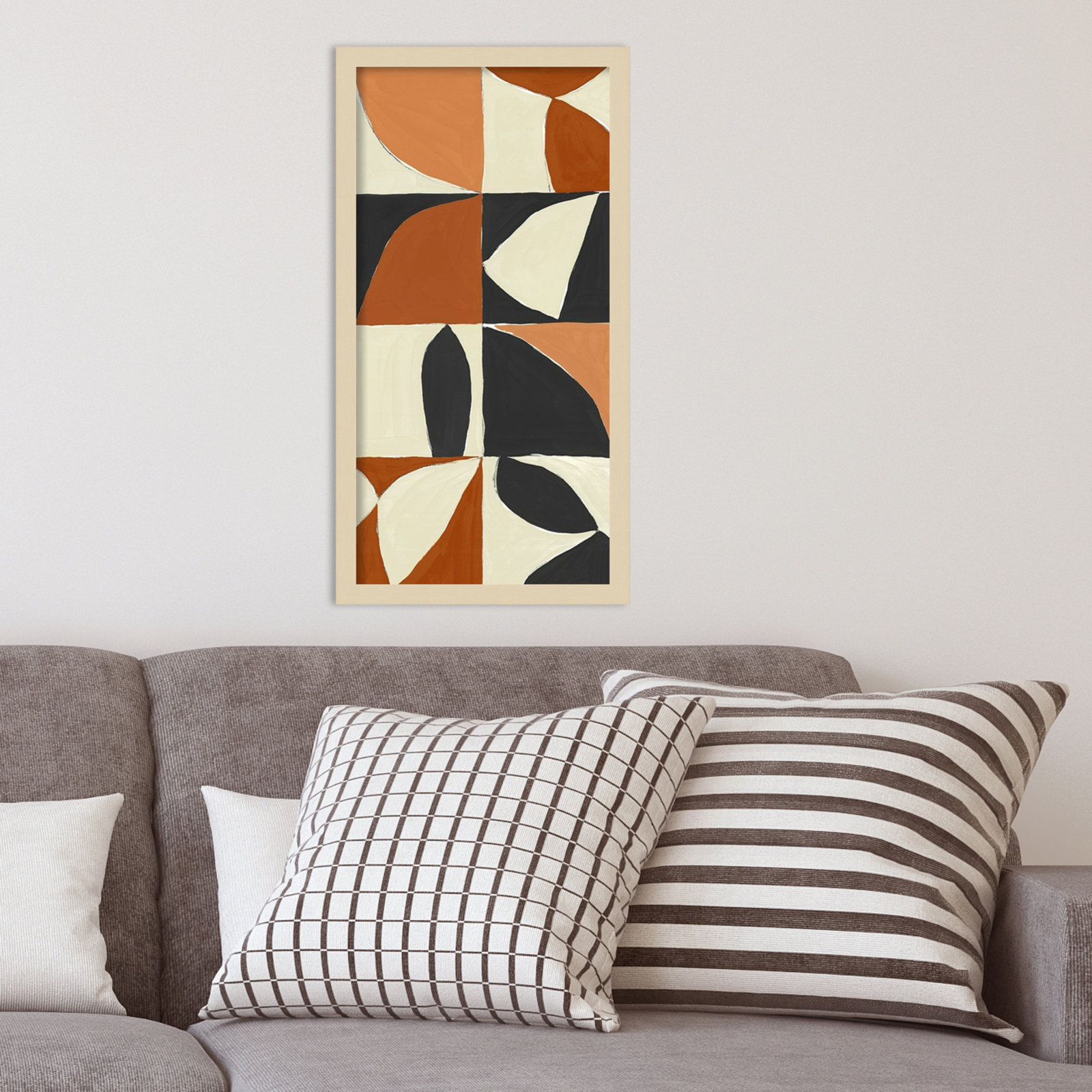 Honoring Matisse Warm by Isabelle Z, Brown, 25" H x 13" W x 1" D