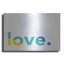 «Love» par Seven Trees Design, art mural en métal-1954783121