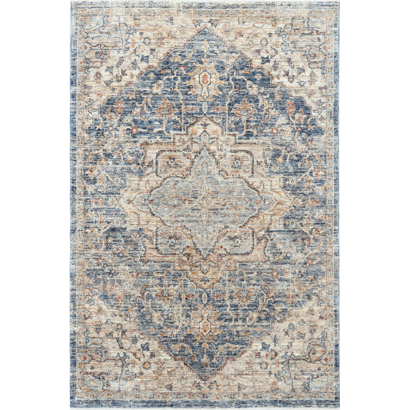 Allart Vintage Inspired Indoor Area Rug, Rectangle 8' x 10'9"
