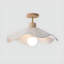 Cotton / Cotton Blend Semi Flush Mount