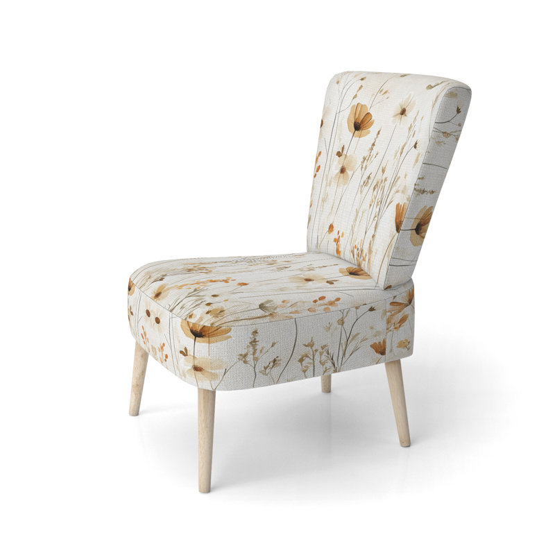 Chaise d'appoint Wildflowers - Chaise d'appoint neutre Wildflower Field III, Side Chair Armless