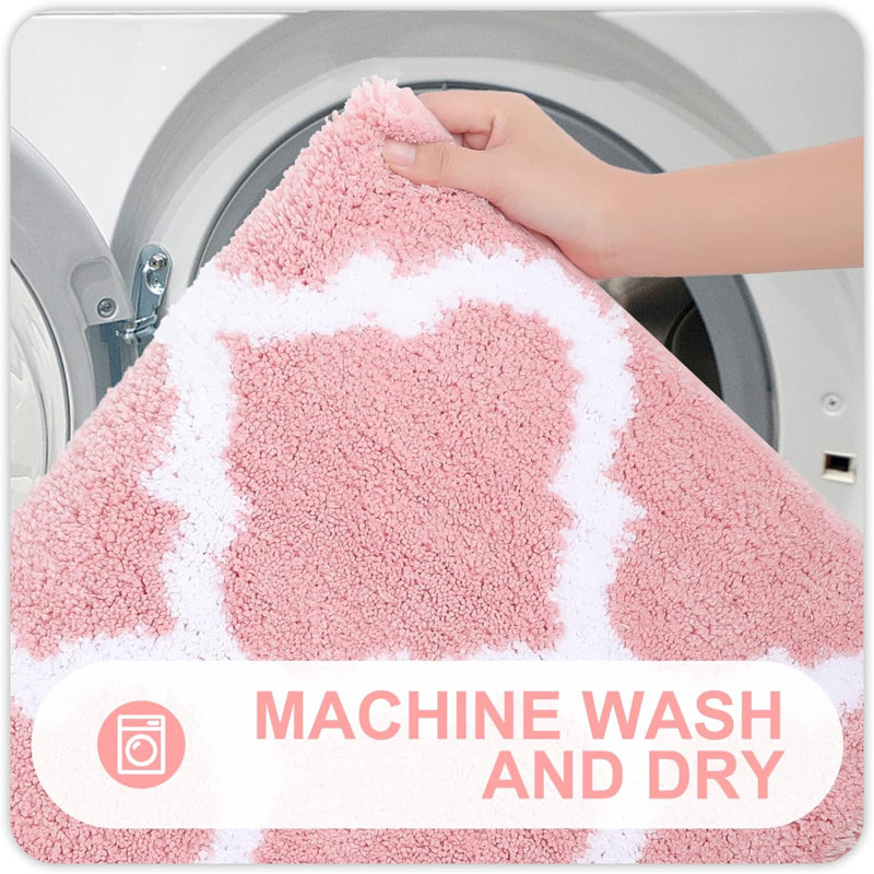 Jonson Microfiber Bath Mat, Pink