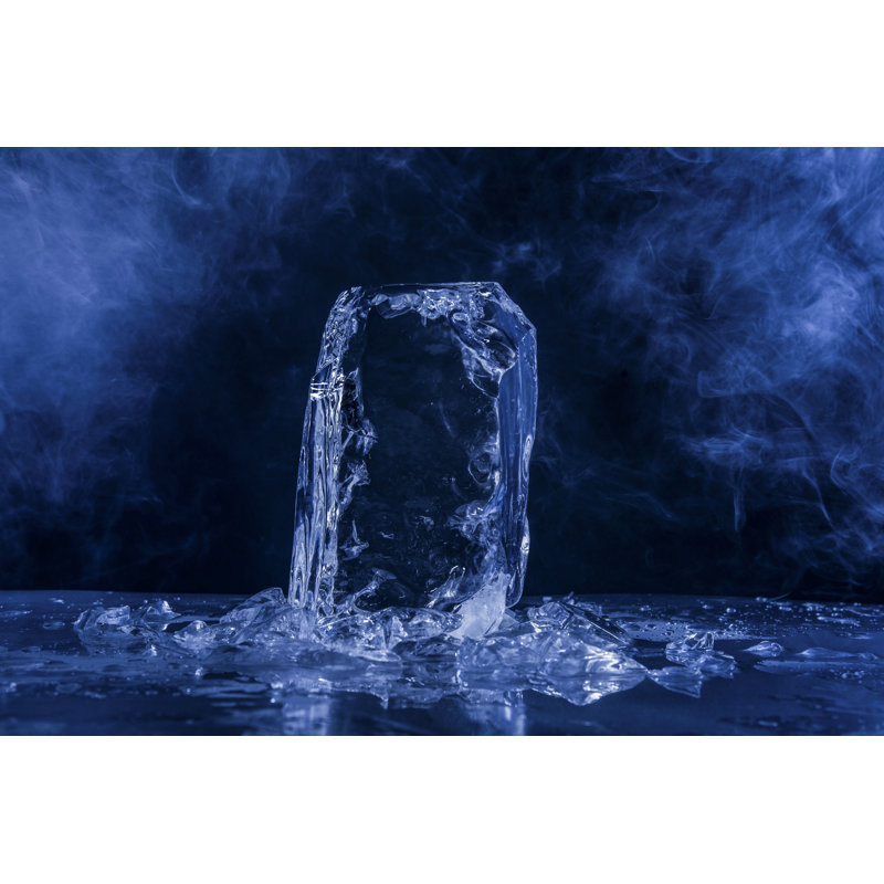Ice Blocks - Wrapped Canvas Print, 30cm H x 46cm W x 3.8cm D