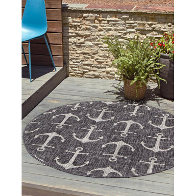 Glidden Geometric Indoor / Outdoor Rug