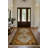 Girvin Yellow Oriental Machine Printed Cotton Polyester Area Rug-642099004