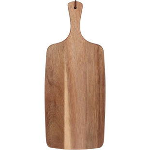 Planche à découper en bois d'acacia avec poignée en bois