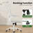 Ergonomic Office Chair With Headrest, High Back, Adjustable Lumbar Support, And Flippable Armrests For Comfort And Space Efficiency