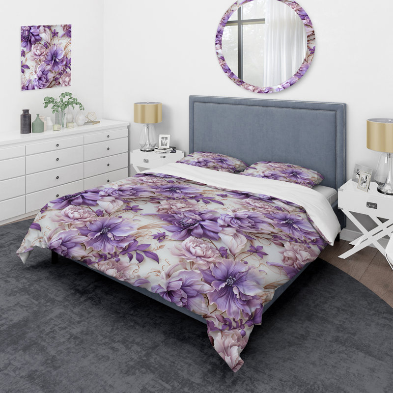 Ensemble de housse de couette 100% coton Seleste, Brun