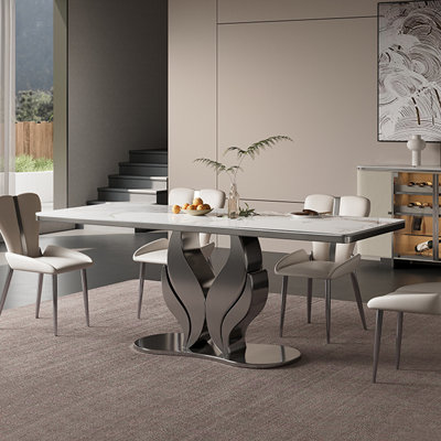 Modern simple light luxury dining table sets