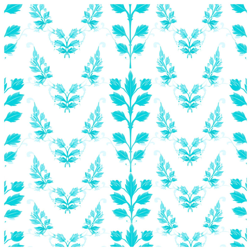 Couvertures à motif floral, 50in W x 60in H