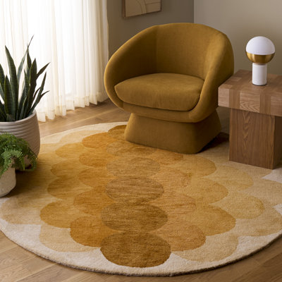 Metro Hand Tufted Wool;Cotton Geometric Indoor Rug