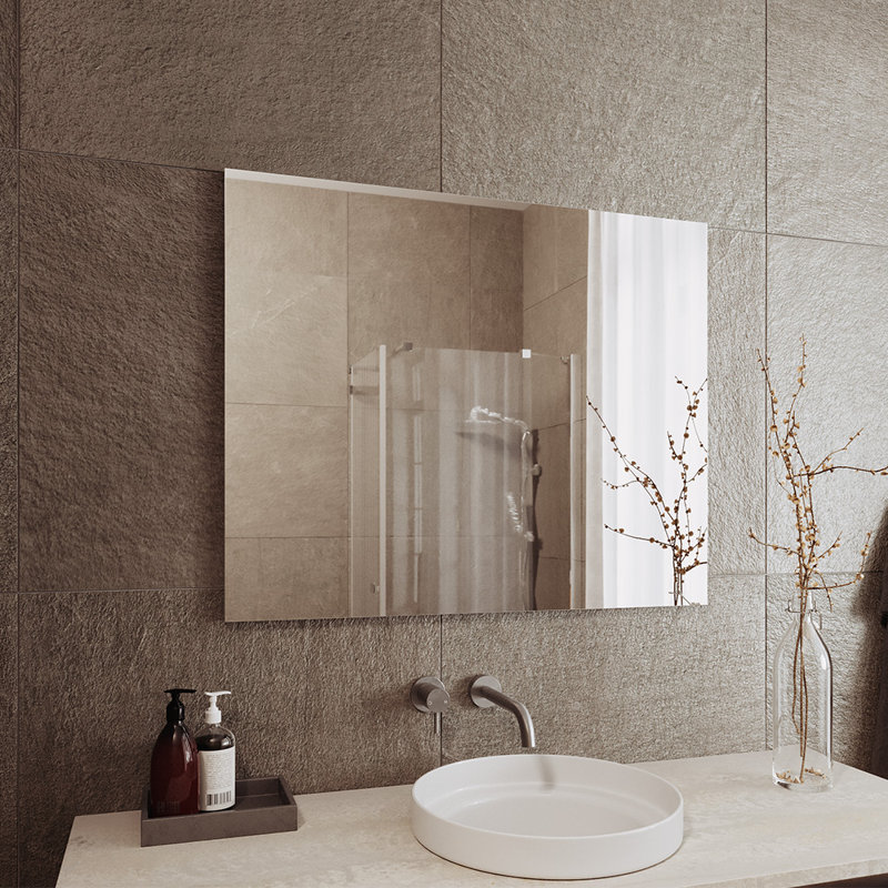 Neponset Glass Flat Wall Mirror