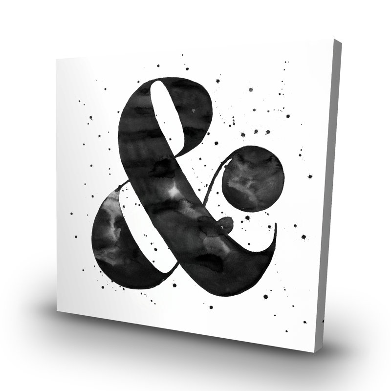 Ampersand - 32"x32" art on canvas