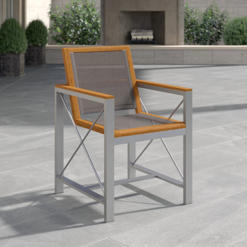 Ibiza Outdoor Dining Armchair, No, Black