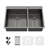 Drop-in Double Bowl  Kitchen Sink-87710524-123058430