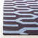 Rodgers Hand Woven Flat Weave Wool/Cotton Geometric Rug in Blue/Purple