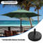 Parasol de marché 7,5 pi avec base Ehmann-250049290