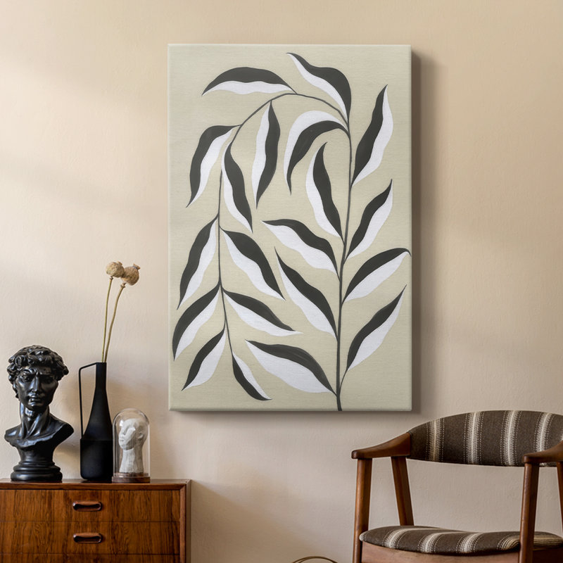 Emerging Weeds II -Custom Wrapped Gallery Cavas, 27" H x 18" W