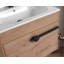 Meuble-lavabo mural 24 po avec lavabo en bois flottant avec lavabo en céramique Kaylianne