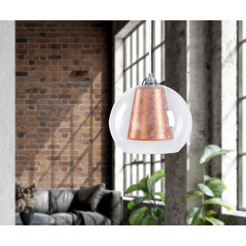 Roshawna 1 - Light Pendant, Copper