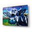«Pasture Cow 2» par Carolee Vitaletti, art mural en verre acrylique-101650654