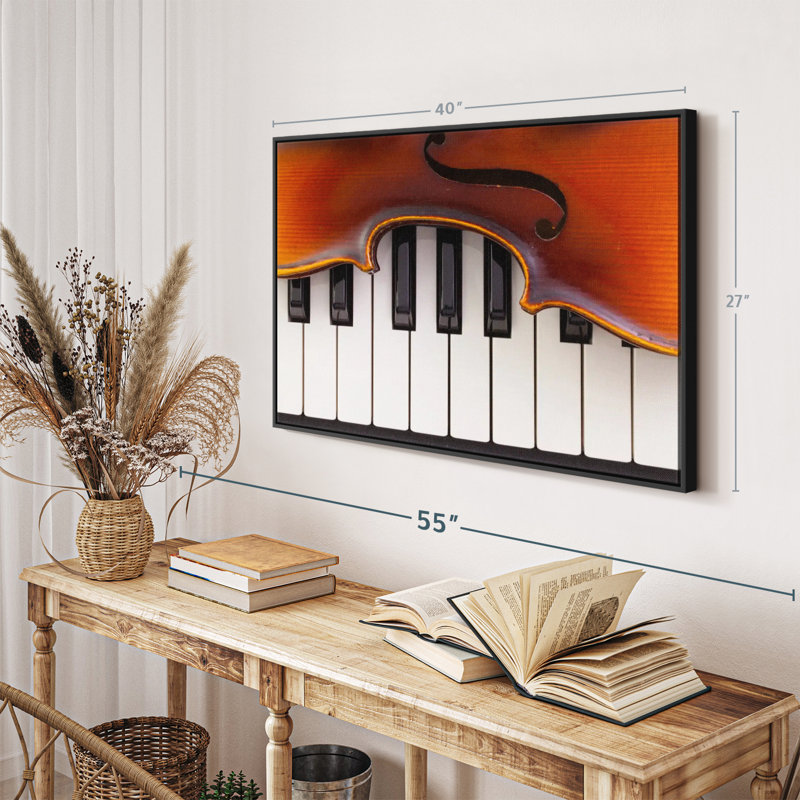Classical Instruments Canvas Print, 27" H x 40" W