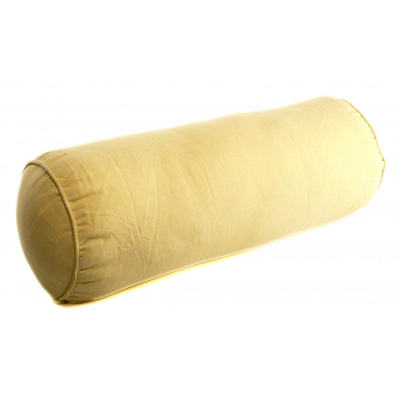 Aureliea Bolster Pillow Cover and Insert, Yellow