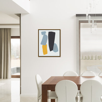 "Spaces out V" par Eve Fairwell - cadre flottant, impression sur toile