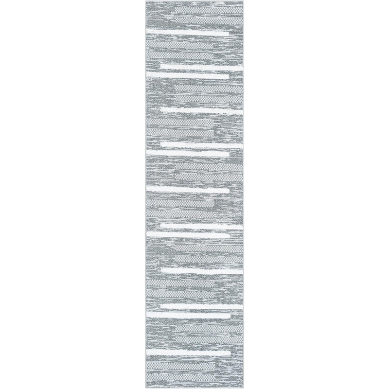 Tapis de couloir en coton Raelyn, Tapis de couloir 2 pi 7 po x 10 pi