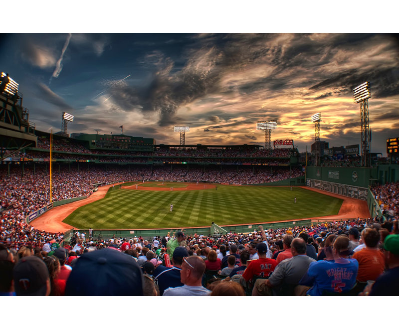 Fenway Park, H 16 po x l 24 po