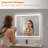 Swarm 42 in. W x 36 in. H Rectangular Frameless LED Wall Bathroom Vanity Mirror-1164685548
