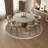Medieval Style Rock Slab Small Round Table-106848239