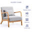 Chaise avec accoudoirs de lecture rembourrée Comfy-556028728