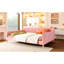 Lit de jour rembourré grand avec espace de sommeil confortable, structure, pas de sommier requis Assemblage facile