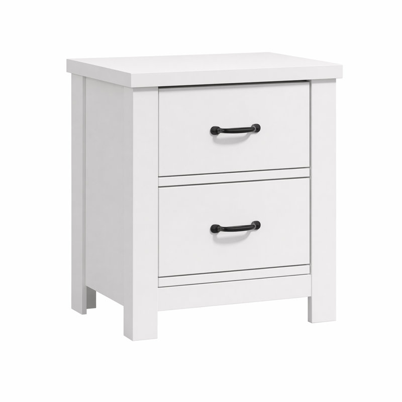 Table de chevet 2 tiroirs, table de chevet 21,5 po