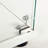 Kameya Curio Cabinet One Door Glass Cabinet Glass Display Cabinet with 3 Shelves-1099542973