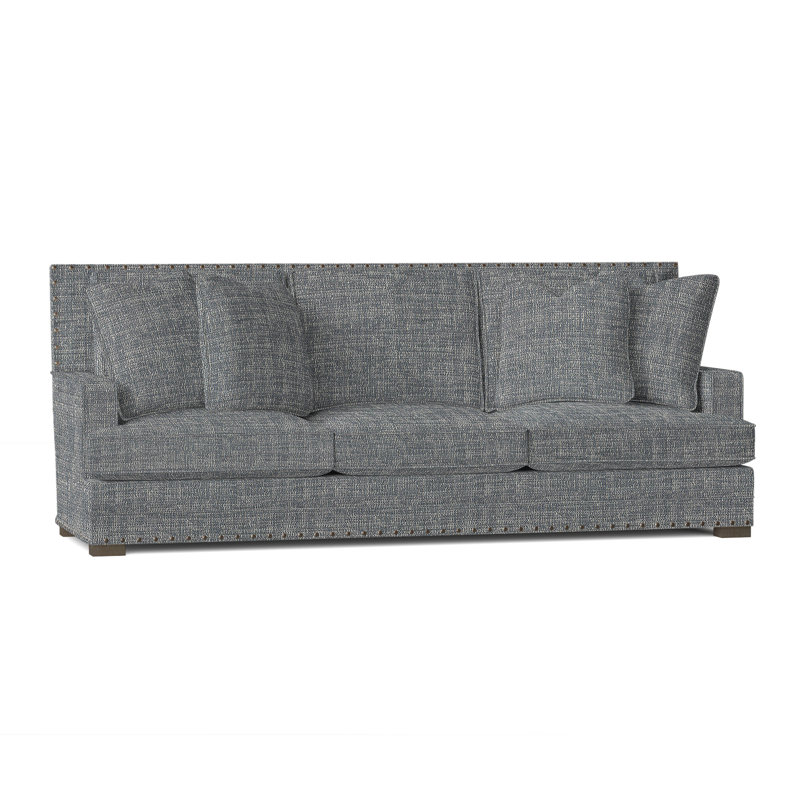 Cantor Upholstered 94.5'' Sofa, Dark Grey Chenille 5533-011, Portobello