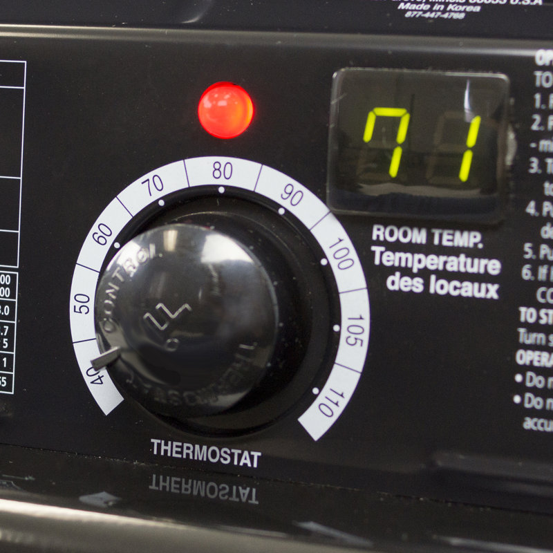 Dyna-Glo 400000 BTU Kerosene Utility Space Heater with Adjustable Thermostat and with Digital Display