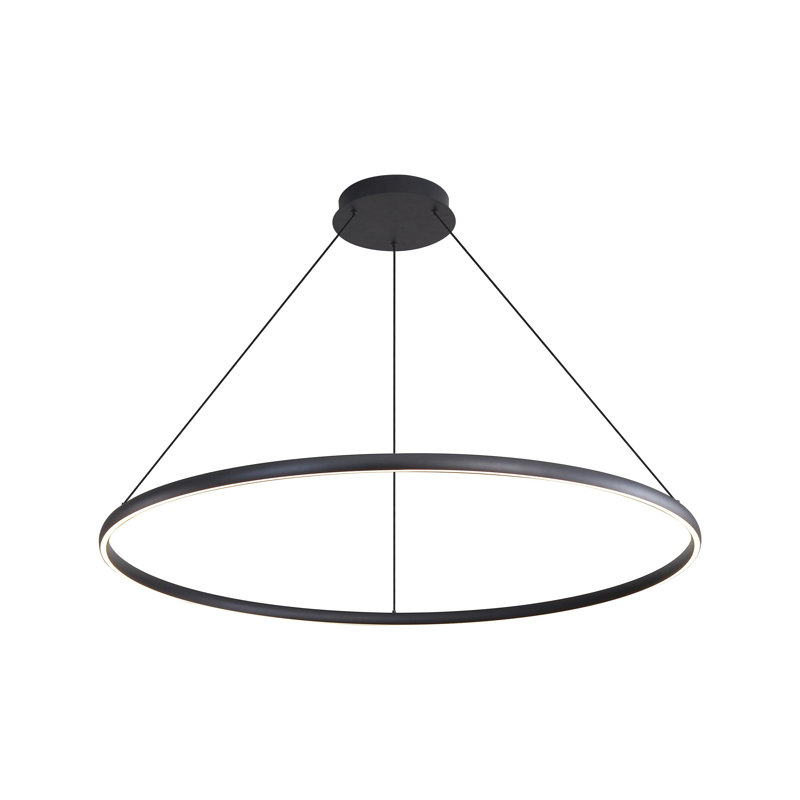 Lustre à DEL 59 po Nyal, Sable, noir