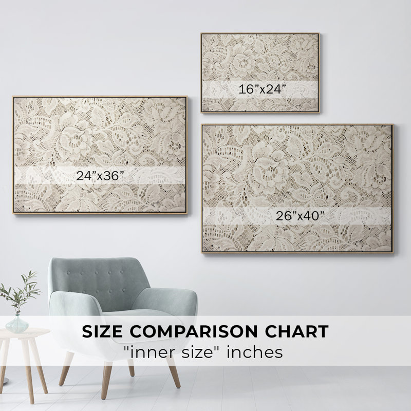 " Vintage Abstract-XX ", 27" H x 41" W x 2" D, Natural Floater Framed Canvas