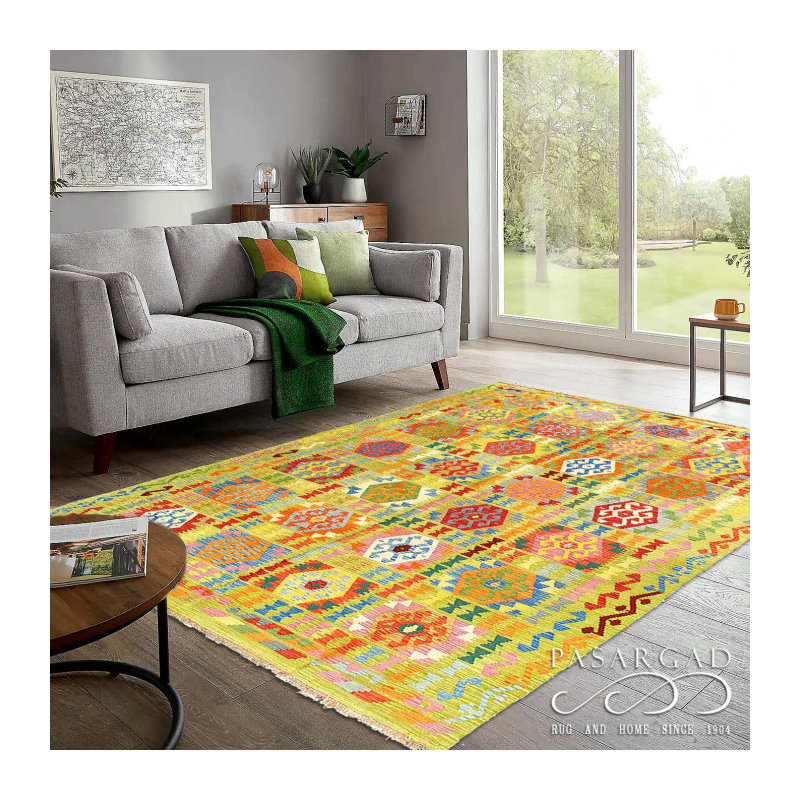 Natayshia One-of-a-Kind 6'8'' X 9'8'' Hand Knotted Area Rug