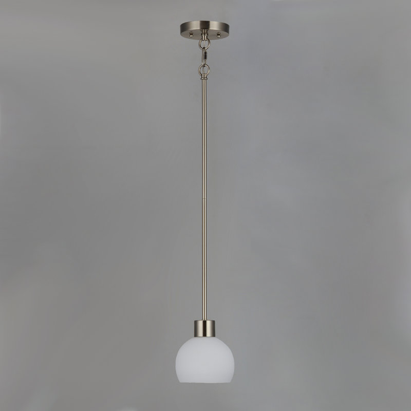 Stackpole 1 - Light Single Pendant, Satin Nickel