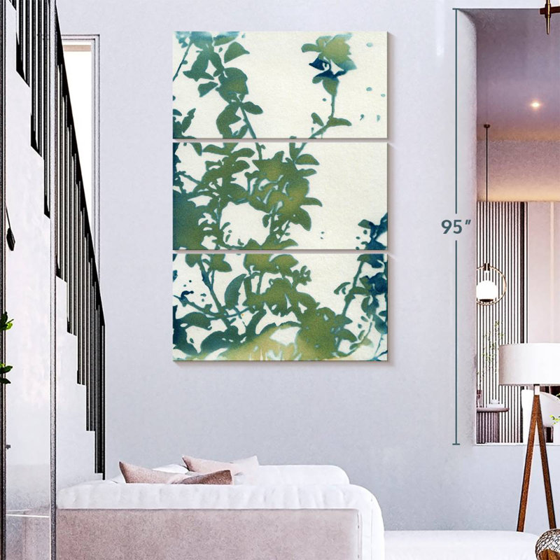 Harnek Shadow Floral, 74" H x 48" W